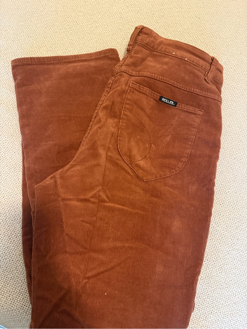 ROLLA'S Women’s Rust Corduroy Pants